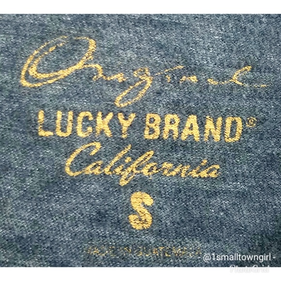 Vintage Lucky Brand t-shirt gray M - Picture 4 of 7